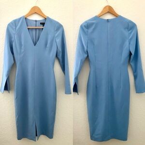 Black Halo Sambora Fitted Dress In
Twinkle Blue